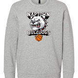 Naptown basketball_boys - Grey Heather Unisex Fleece Crewneck Sweatshirt