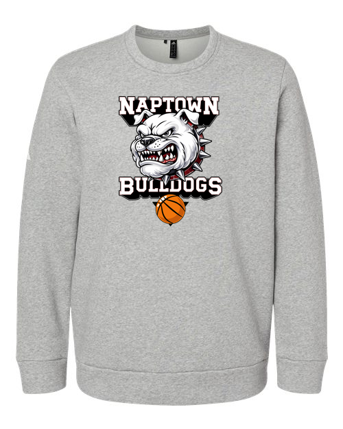Naptown basketball_boys - Grey Heather Unisex Fleece Crewneck Sweatshirt