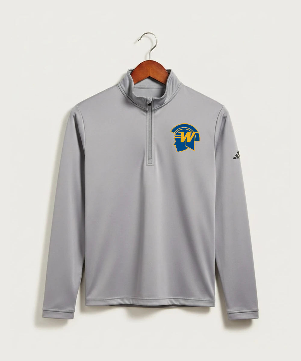 Wayzata High School Football (Boys) - Grey Three Men's Ultimate365 Lightweight Quarter-Zip Pullover