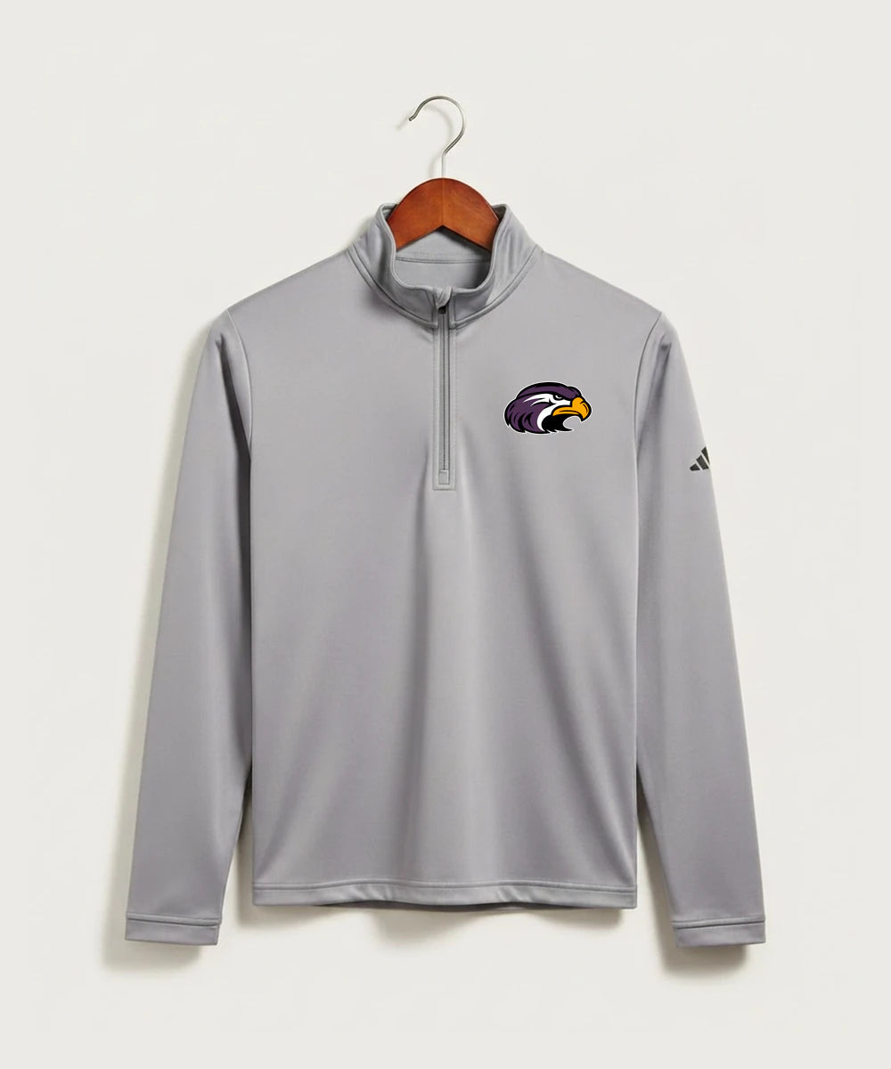 Montevideo High School Football (Boys) - Grey Three Men's Ultimate365 Lightweight Quarter-Zip Pullover