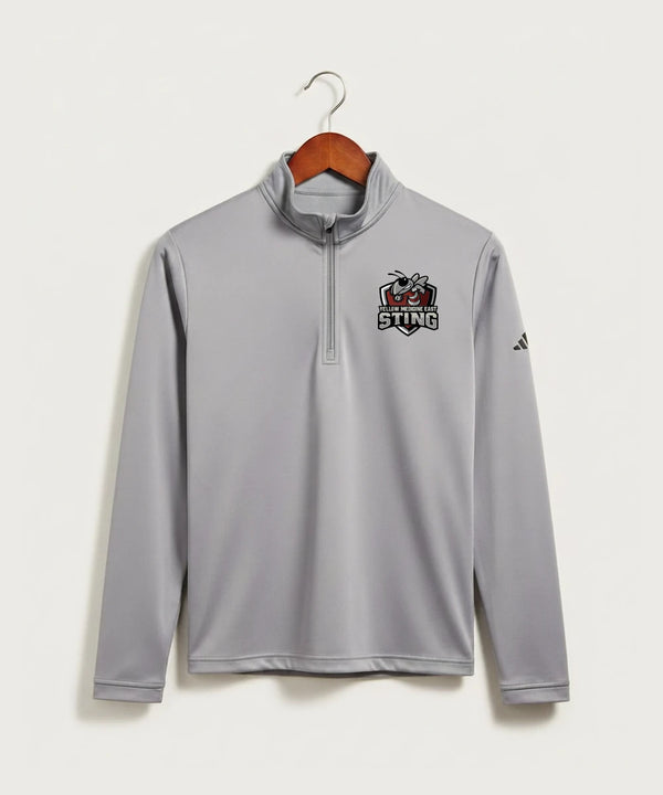 Yellow Medicine East High School Football (Boys) - Grey Three Men's Ultimate365 Lightweight Quarter-Zip Pullover