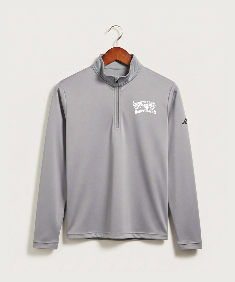 Northeast Range High School Volleyball (Girls) - Grey Three Men's Ultimate365 Lightweight Quarter-Zip Pullover