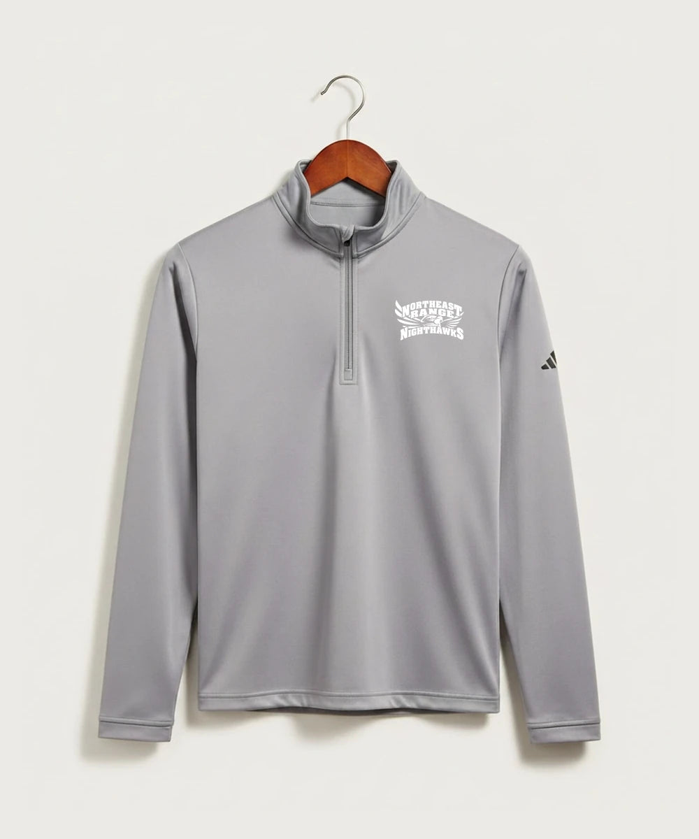 Northeast Range High School Volleyball (Girls) - Grey Three Men's Ultimate365 Lightweight Quarter-Zip Pullover