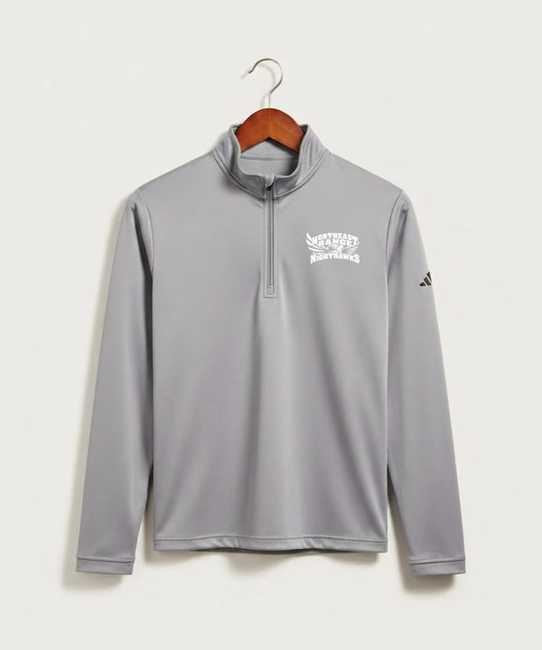 Northeast Range High School Volleyball (Girls) - Grey Three Men's Ultimate365 Lightweight Quarter-Zip Pullover