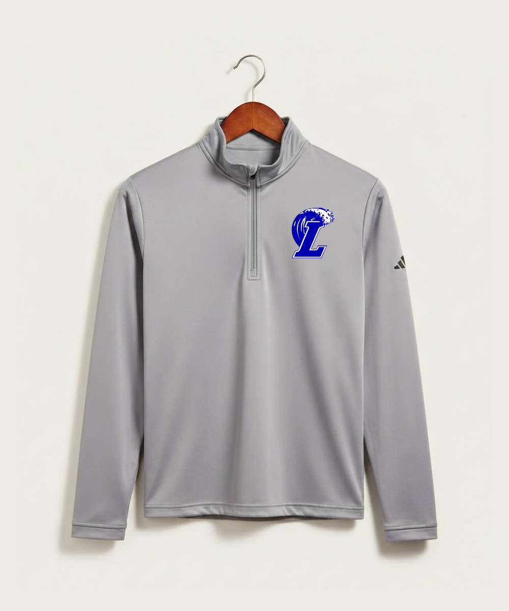 Lakeview High School Football (Boys) - Grey Three Men's Ultimate365 Lightweight Quarter-Zip Pullover