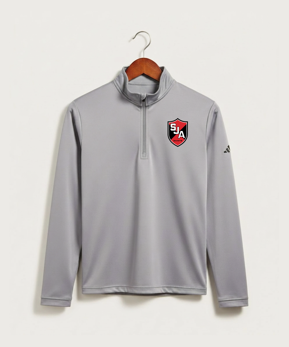 Saint James High School Football (Boys) - Grey Three Men's Ultimate365 Lightweight Quarter-Zip Pullover