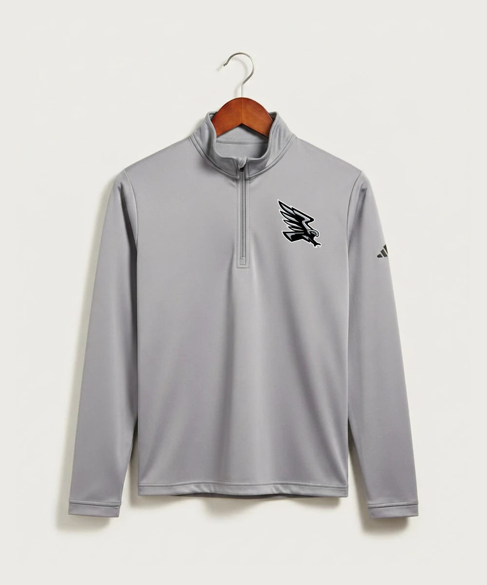 Red Rock Central High School Football (Boys) - Grey Three Men's Ultimate365 Lightweight Quarter-Zip Pullover