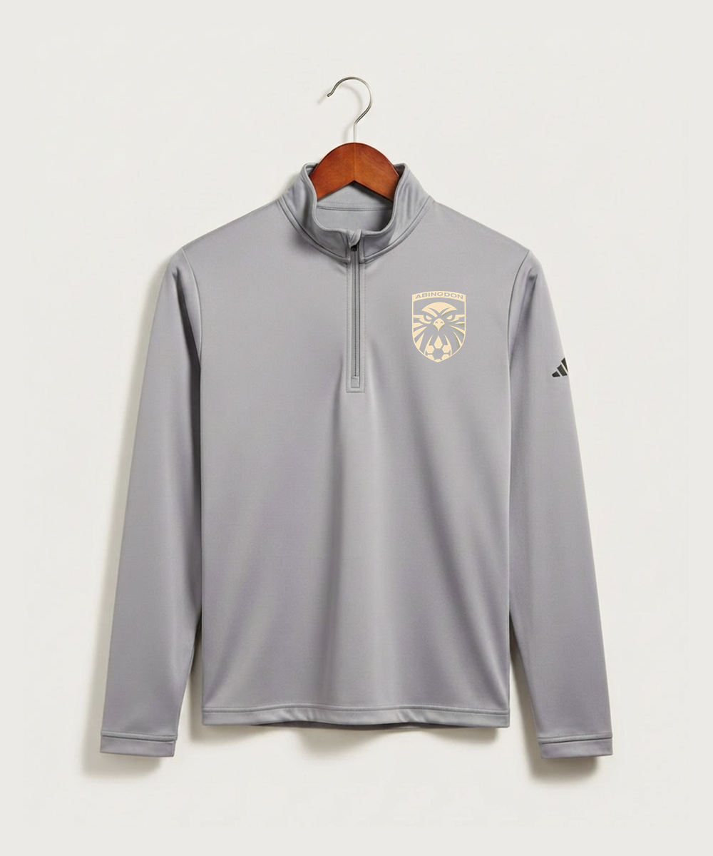 Abingdon High School Football (Boys) - Grey Three Men's Ultimate365 Lightweight Quarter-Zip Pullover