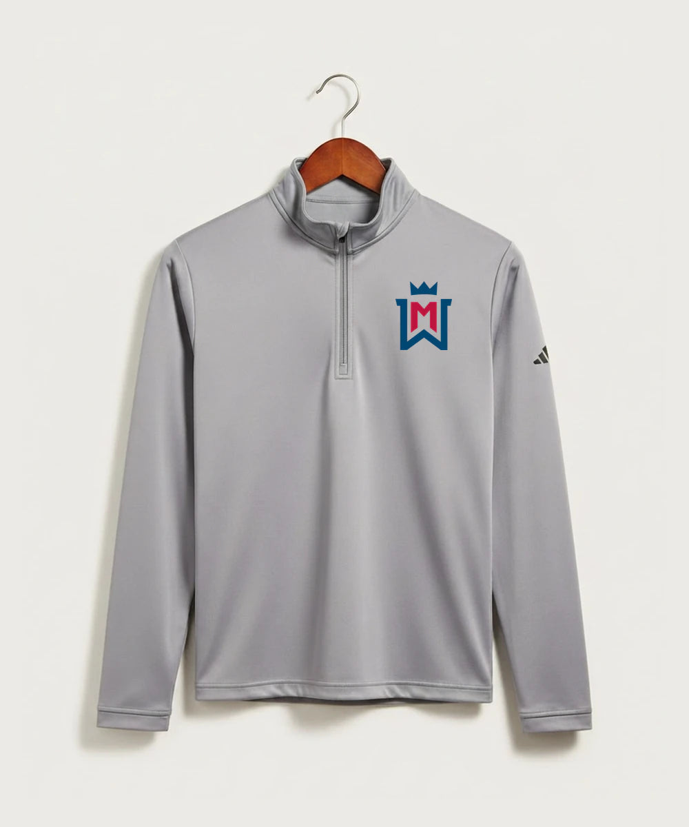Watertown Mayer High School Football (Boys) - Grey Three Men's Ultimate365 Lightweight Quarter-Zip Pullover