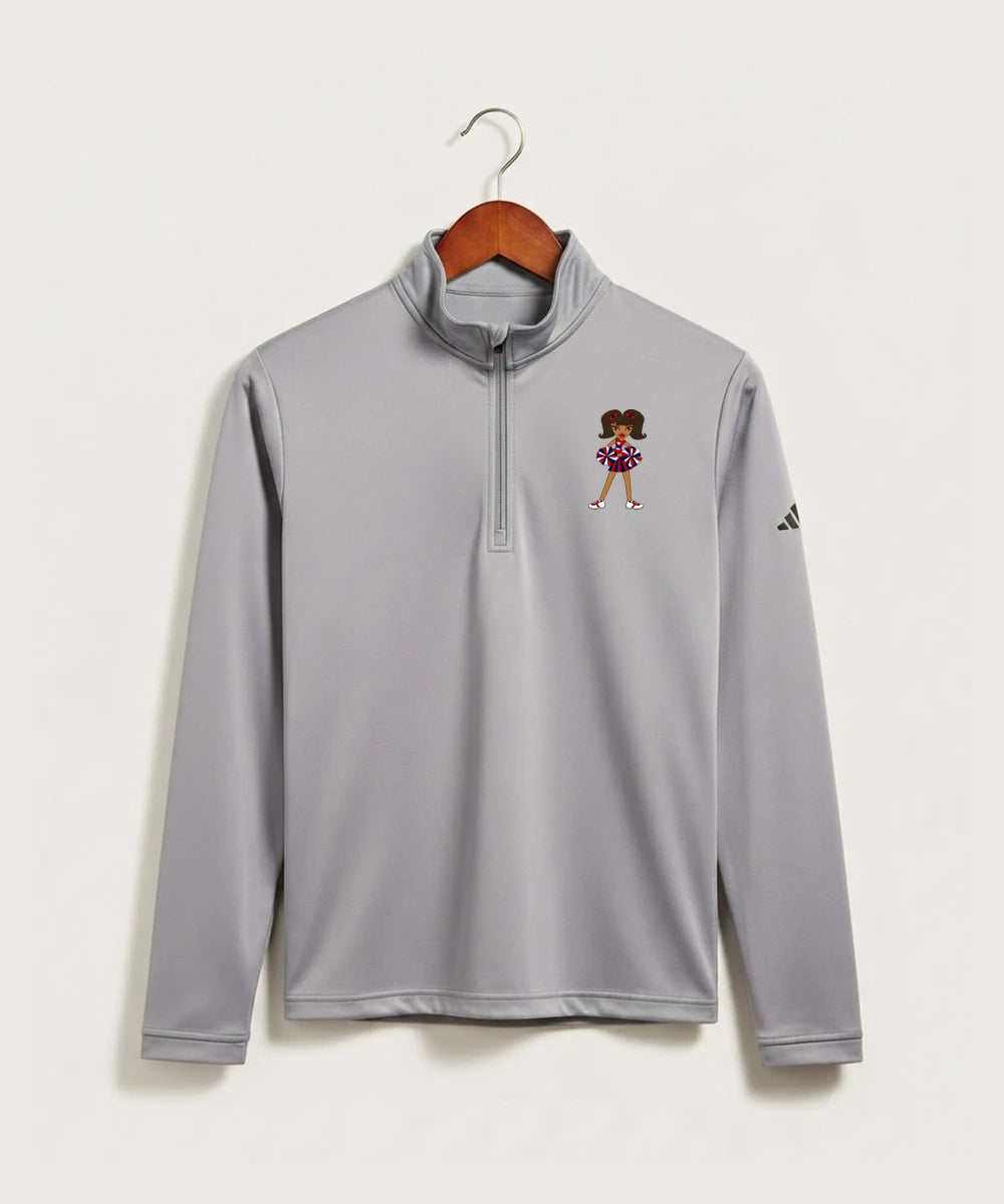 Independence High School Cheer Team - Grey Three Men's Ultimate365 Lightweight Quarter-Zip Pullover
