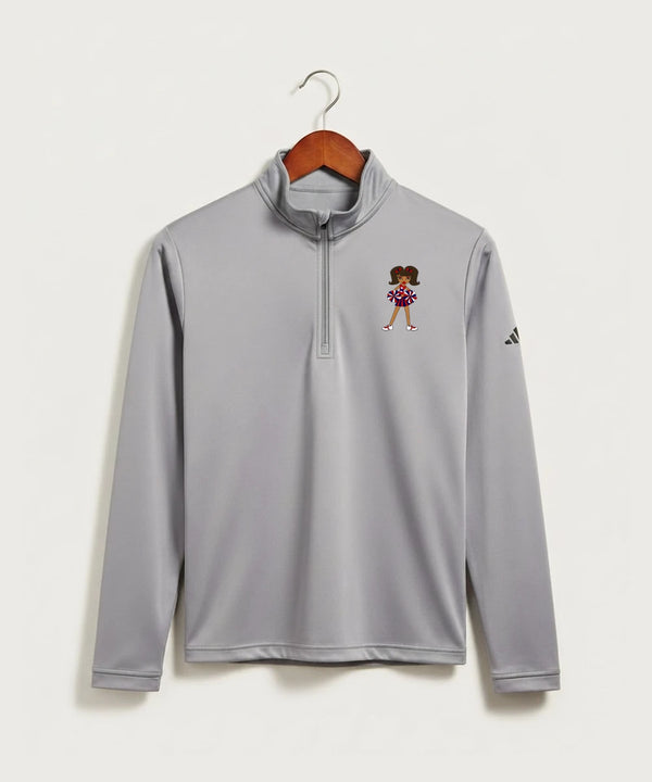Independence High School Cheer Team - Grey Three Men's Ultimate365 Lightweight Quarter-Zip Pullover