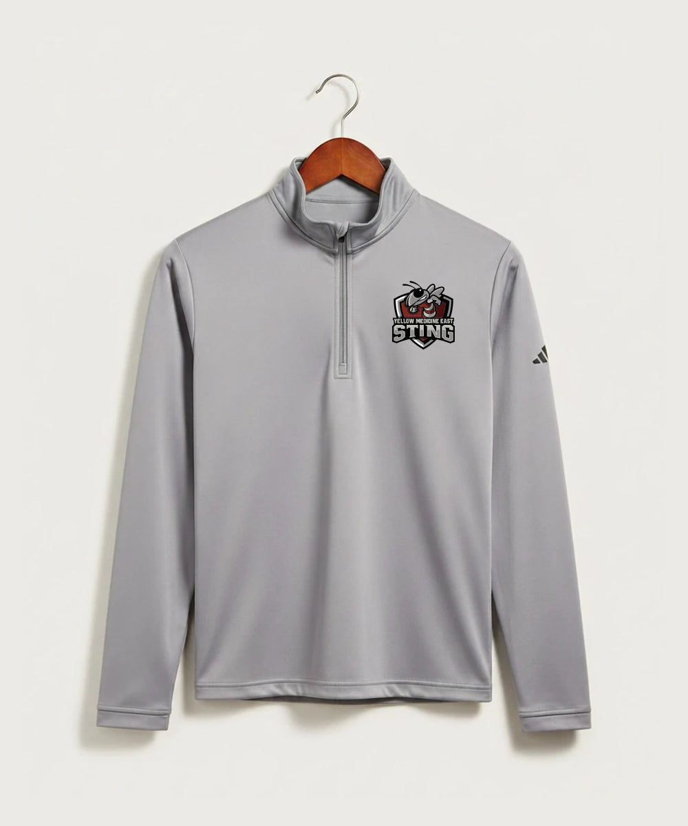 Yellow Medicine East High School Athletics - Grey Three Men's Ultimate365 Lightweight Quarter-Zip Pullover