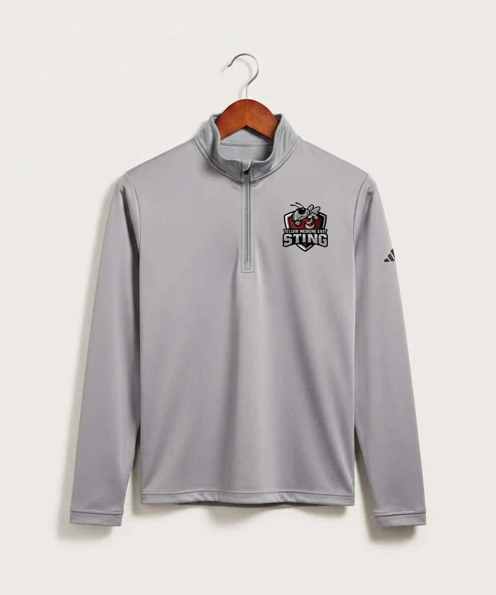 Yellow Medicine East High School Athletics - Grey Three Men's Ultimate365 Lightweight Quarter-Zip Pullover