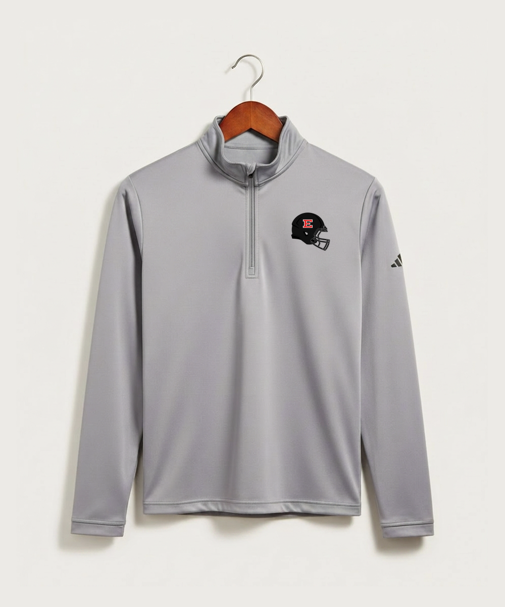 Duluth East High School Football (Boys) - Grey Three Men's Ultimate365 Lightweight Quarter-Zip Pullover