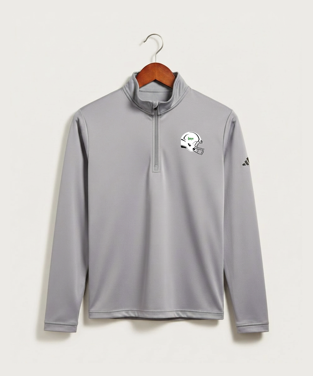 Holdingford High School Football (Boys) - Grey Three Men's Ultimate365 Lightweight Quarter-Zip Pullover