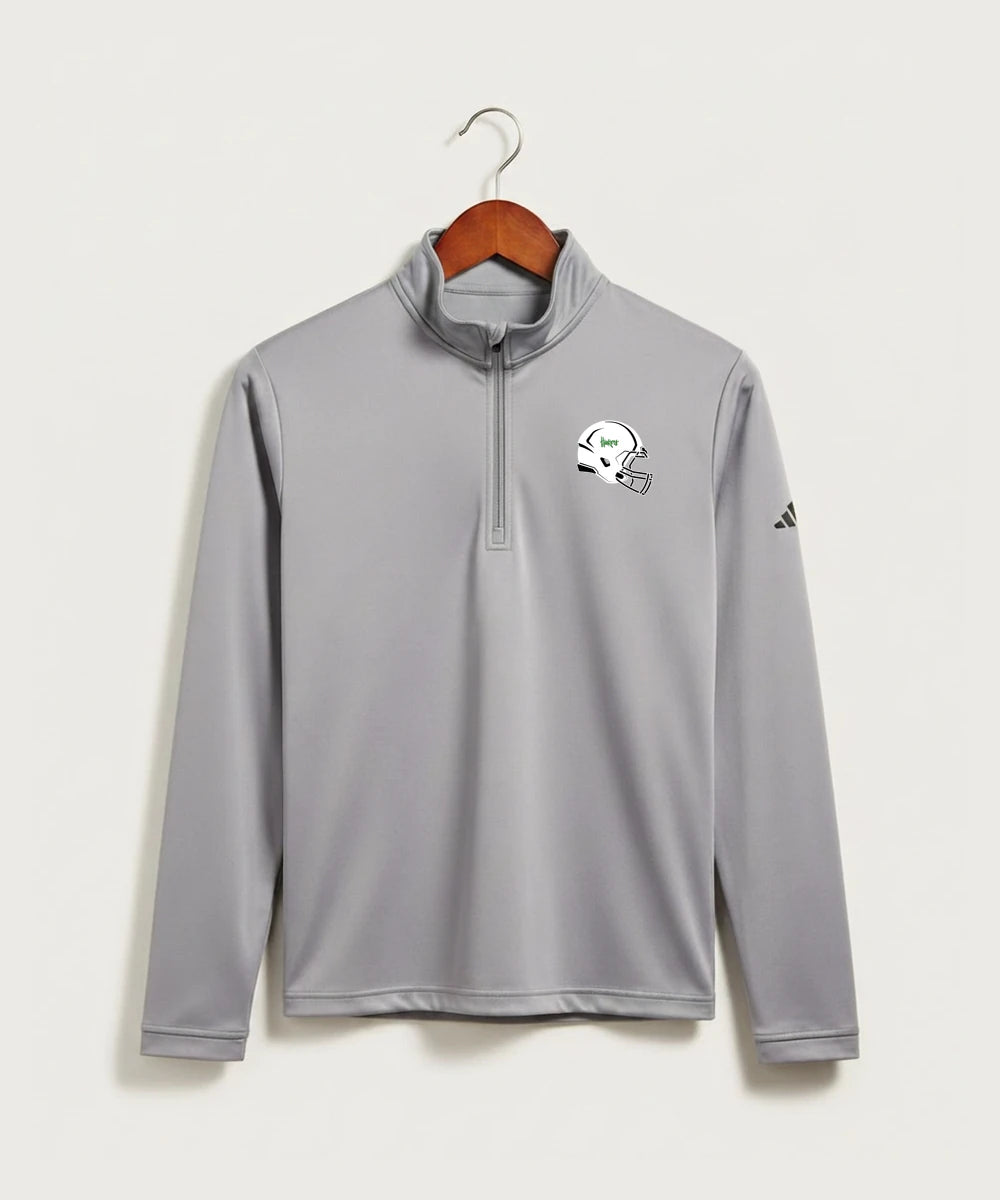 Holdingford High School Football (Boys) - Grey Three Men's Ultimate365 Lightweight Quarter-Zip Pullover