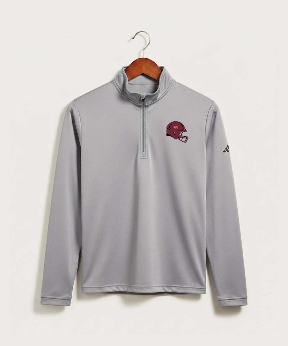 Lake of the Woods High School Football (Boys) - Grey Three Men's Ultimate365 Lightweight Quarter-Zip Pullover