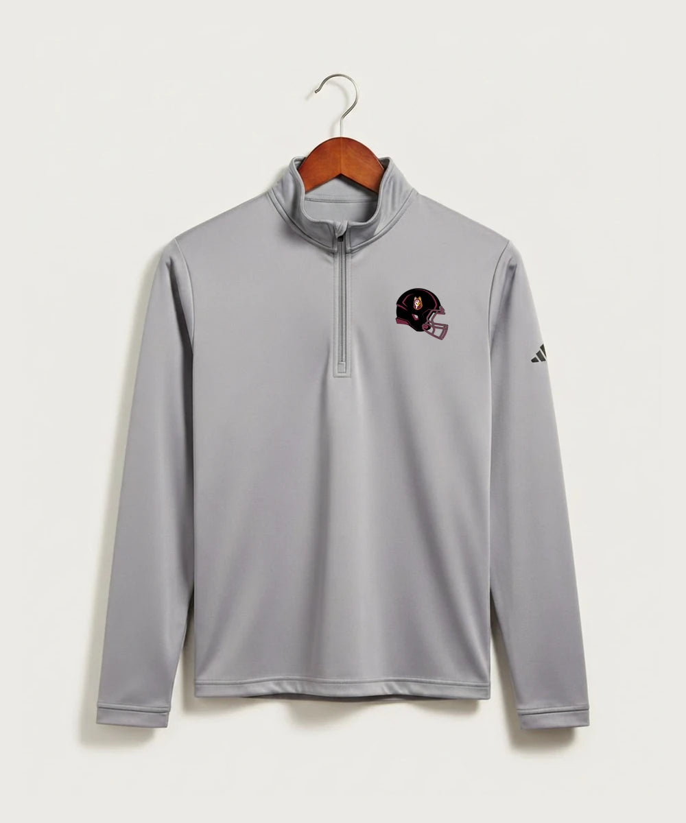 Pillager High School Football (Boys) - Grey Three Men's Ultimate365 Lightweight Quarter-Zip Pullover