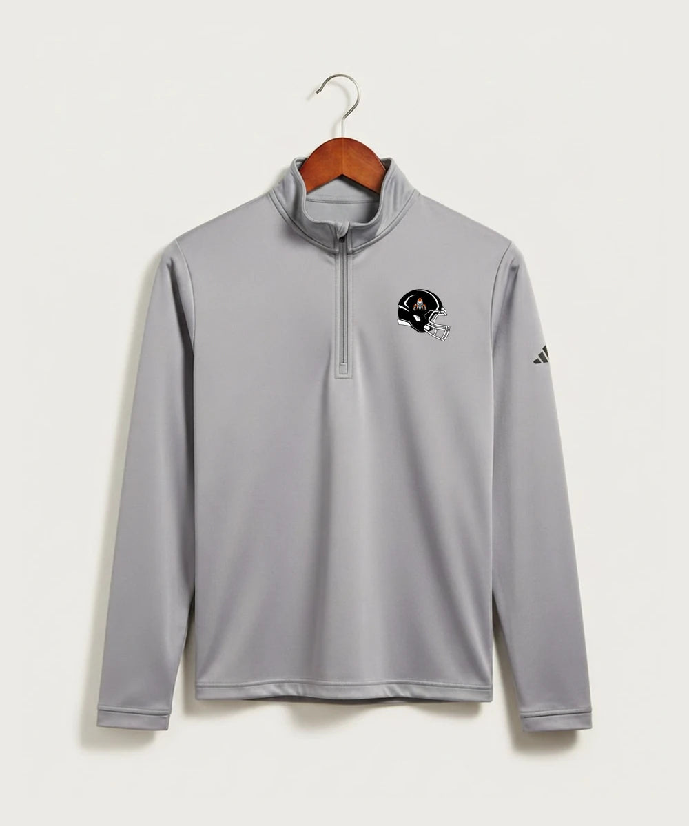 Pine River Backus High School Football (Boys) - Grey Three Men's Ultimate365 Lightweight Quarter-Zip Pullover