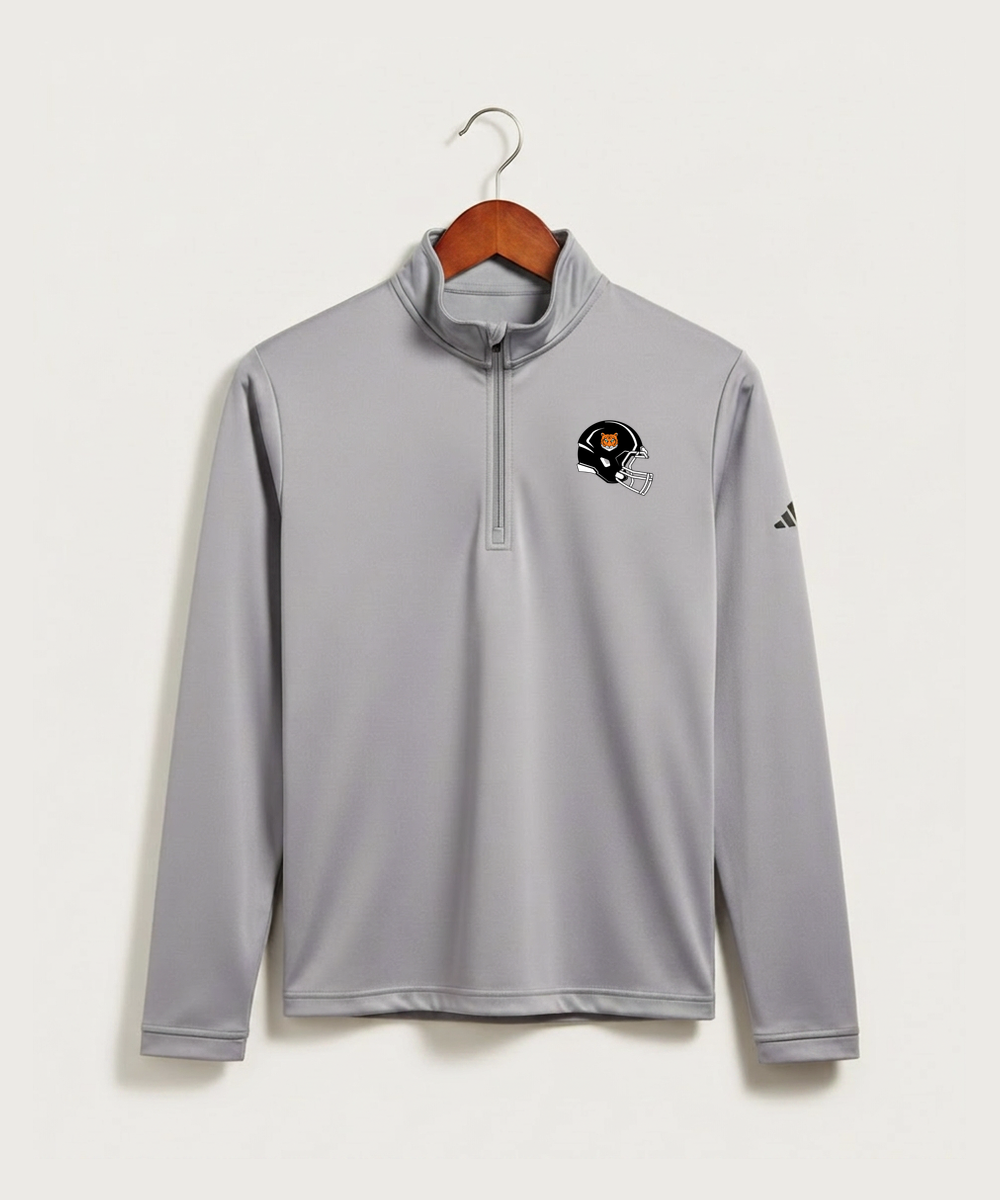 Princeton High School Football (Boys) - Grey Three Men's Ultimate365 Lightweight Quarter-Zip Pullover