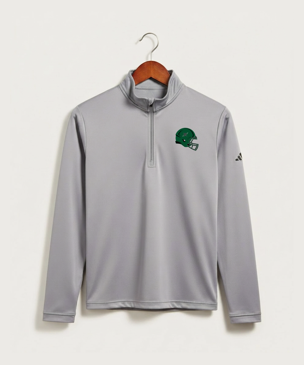 Rock Ridge High School Football (Boys) - Grey Three Men's Ultimate365 Lightweight Quarter-Zip Pullover