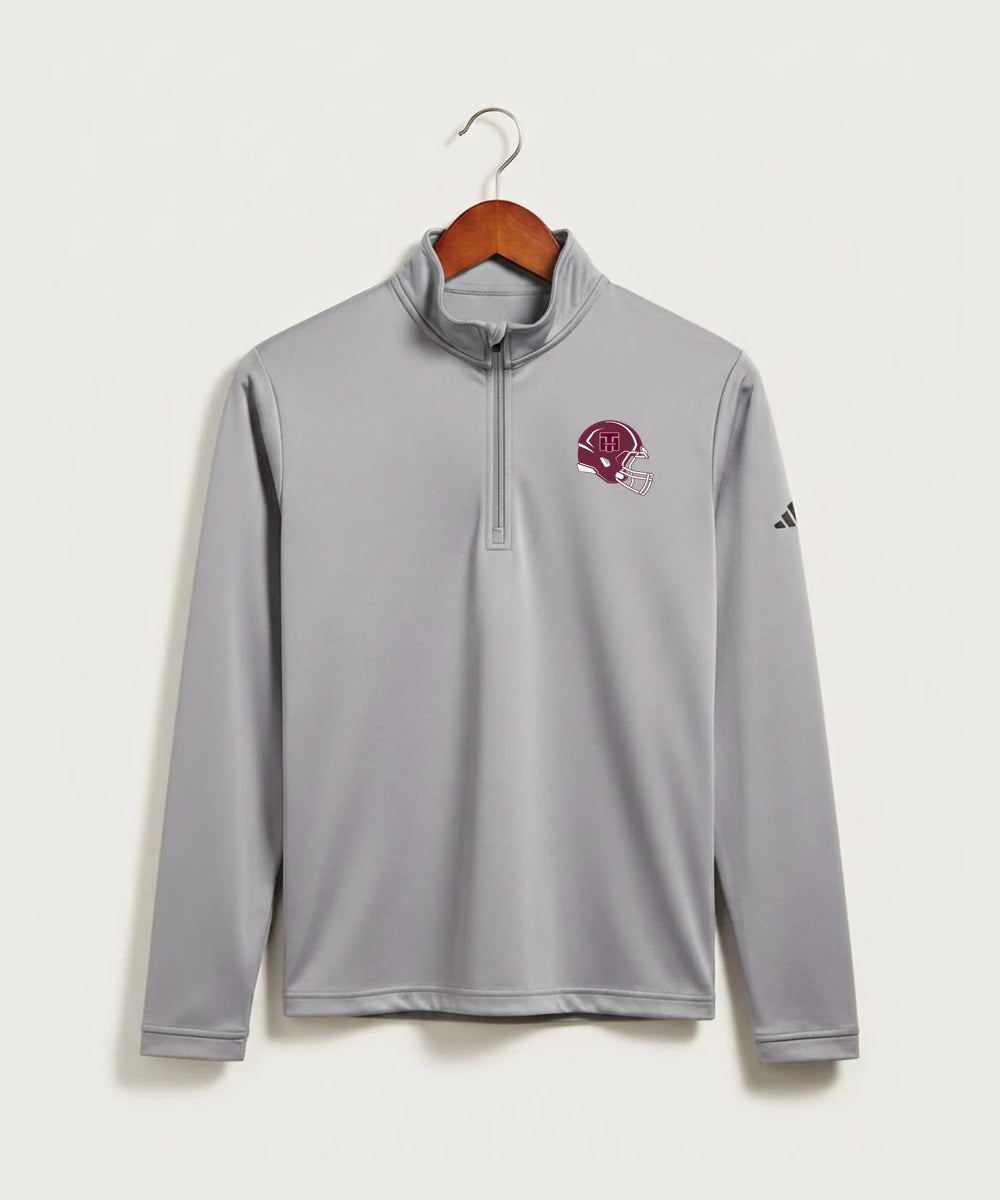Two Harbors High School Football (Boys) - Grey Three Men's Ultimate365 Lightweight Quarter-Zip Pullover