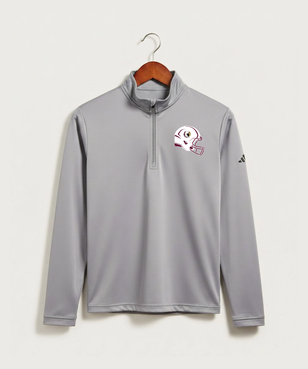 Stockton High School Football - Grey Three Men's Ultimate365 Lightweight Quarter-Zip Pullover