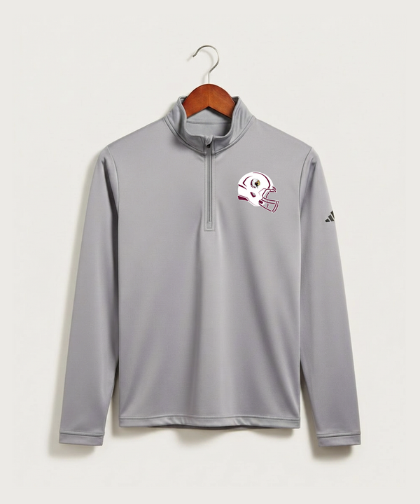 Stockton High School Football - Grey Three Men's Ultimate365 Lightweight Quarter-Zip Pullover