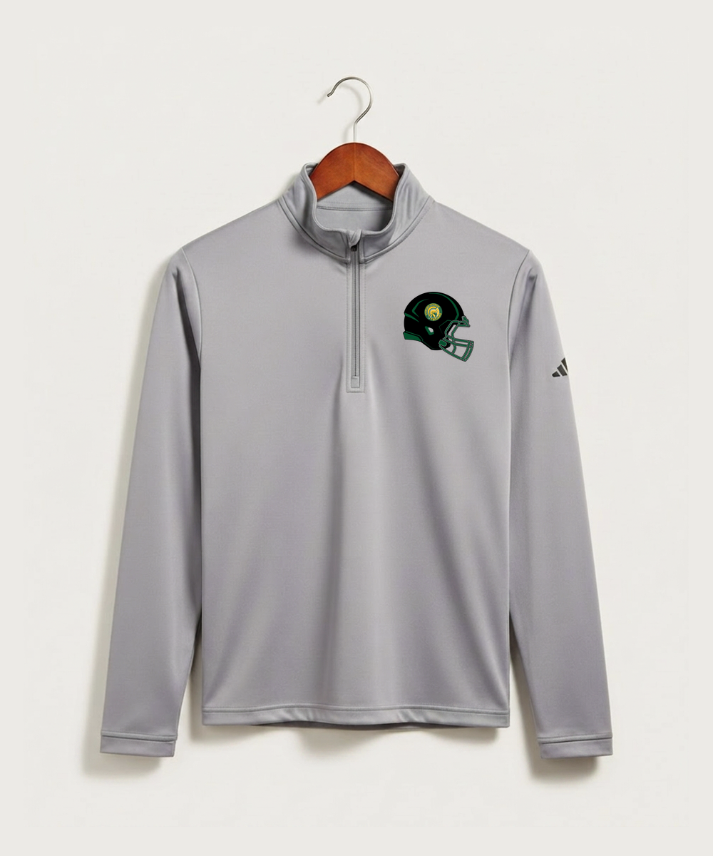 Rushford Peterson High School Football (Boys) - Grey Three Men's Ultimate365 Lightweight Quarter-Zip Pullover