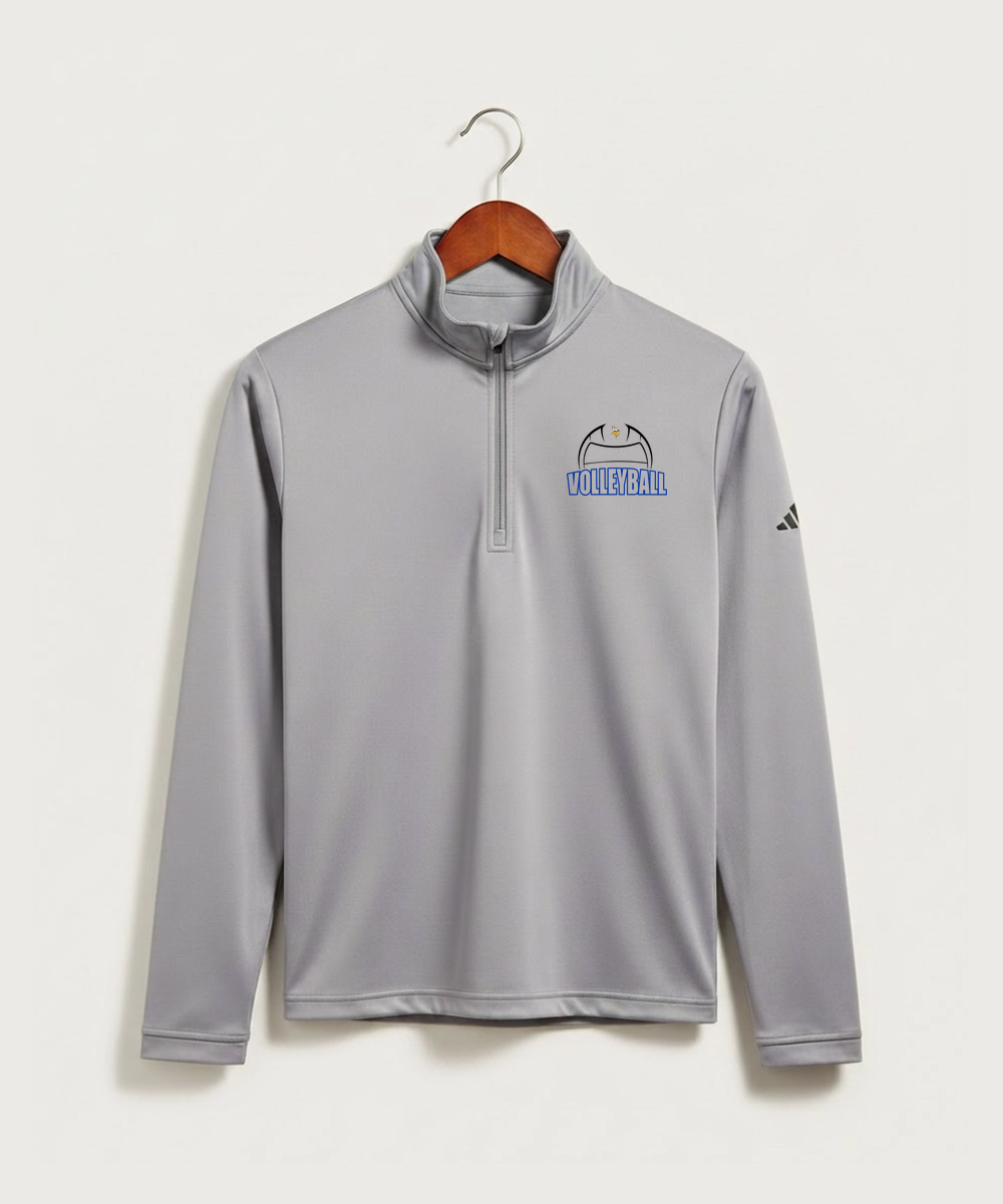 Hayfield High School Volleyball (Girls) - Grey Three Men's Ultimate365 Lightweight Quarter-Zip Pullover