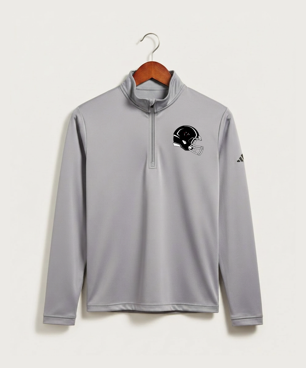 Nrheg Panthers High School Football (Boys) - Grey Three Men's Ultimate365 Lightweight Quarter-Zip Pullover