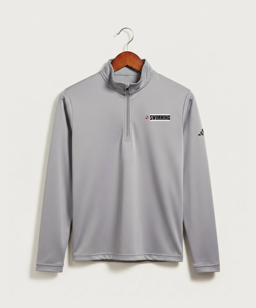John Marshall High School Swim Dive Girls - Grey Three Men's Ultimate365 Lightweight Quarter-Zip Pullover