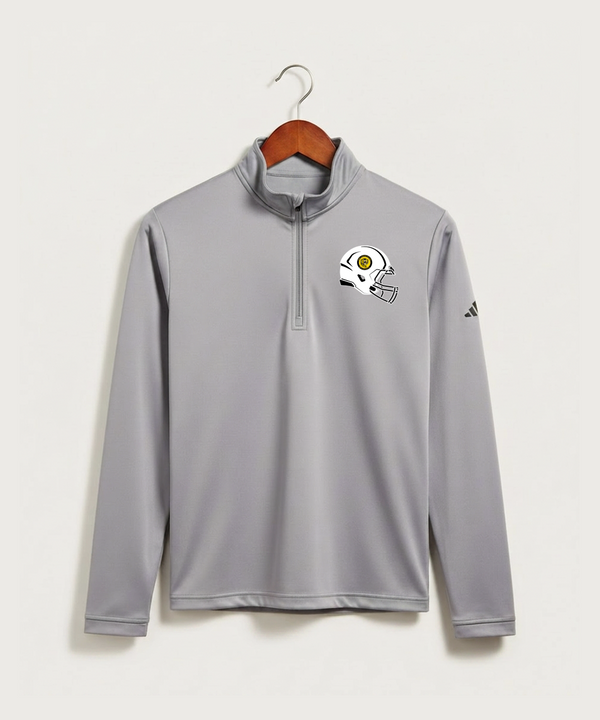 New London Spicer High School Football (Boys) - Grey Three Men's Ultimate365 Lightweight Quarter-Zip Pullover