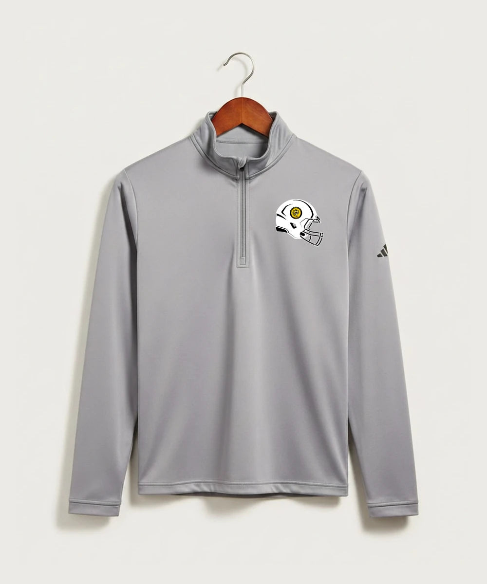 New London Spicer High School Football (Boys) - Grey Three Men's Ultimate365 Lightweight Quarter-Zip Pullover