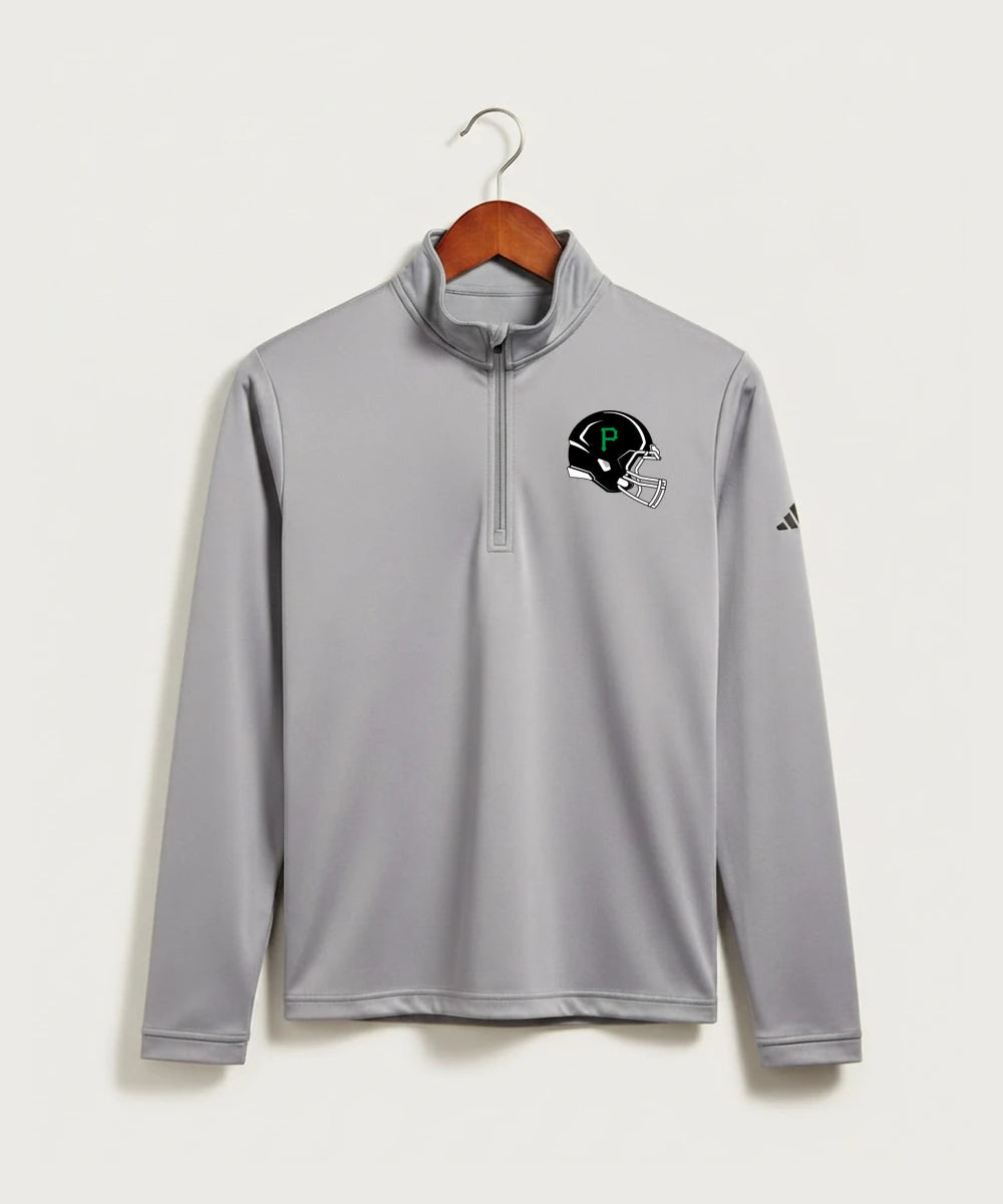 Pipestone Area High School Football (Boys) - Grey Three Men's Ultimate365 Lightweight Quarter-Zip Pullover