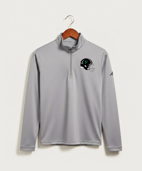 Pipestone Area High School Football (Boys) - Grey Three Men's Ultimate365 Lightweight Quarter-Zip Pullover