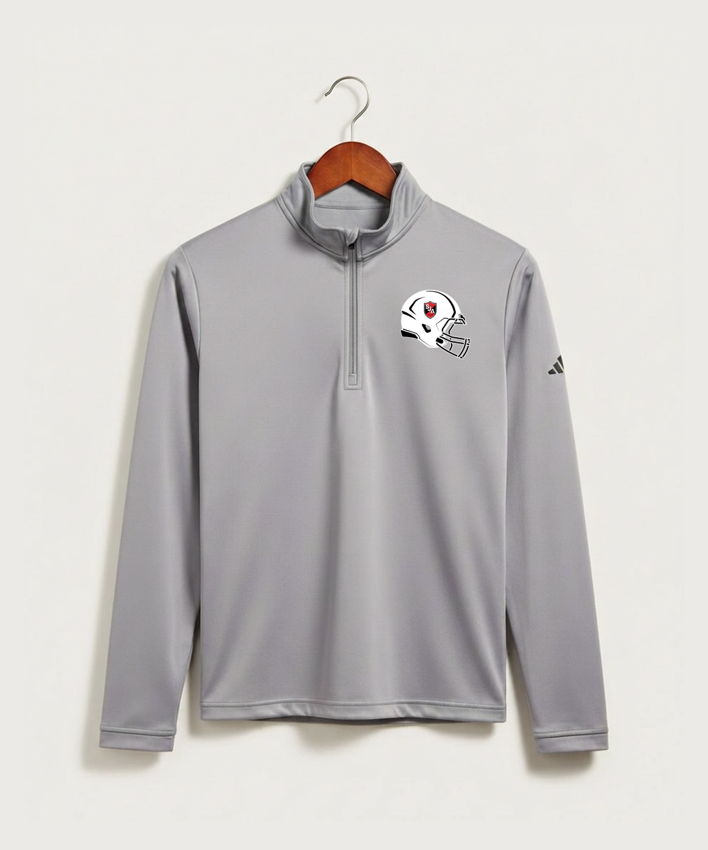 Saint James High School Football (Boys) - Grey Three Men's Ultimate365 Lightweight Quarter-Zip Pullover