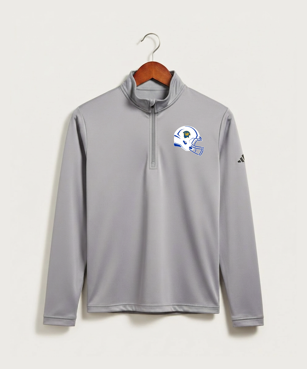 Wayzata High School Football (Boys) - Grey Three Men's Ultimate365 Lightweight Quarter-Zip Pullover