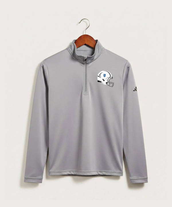 Lake Crystal-Welcome-Memorial High School Football (Boys) - Grey Three Men's Ultimate365 Lightweight Quarter-Zip Pullover