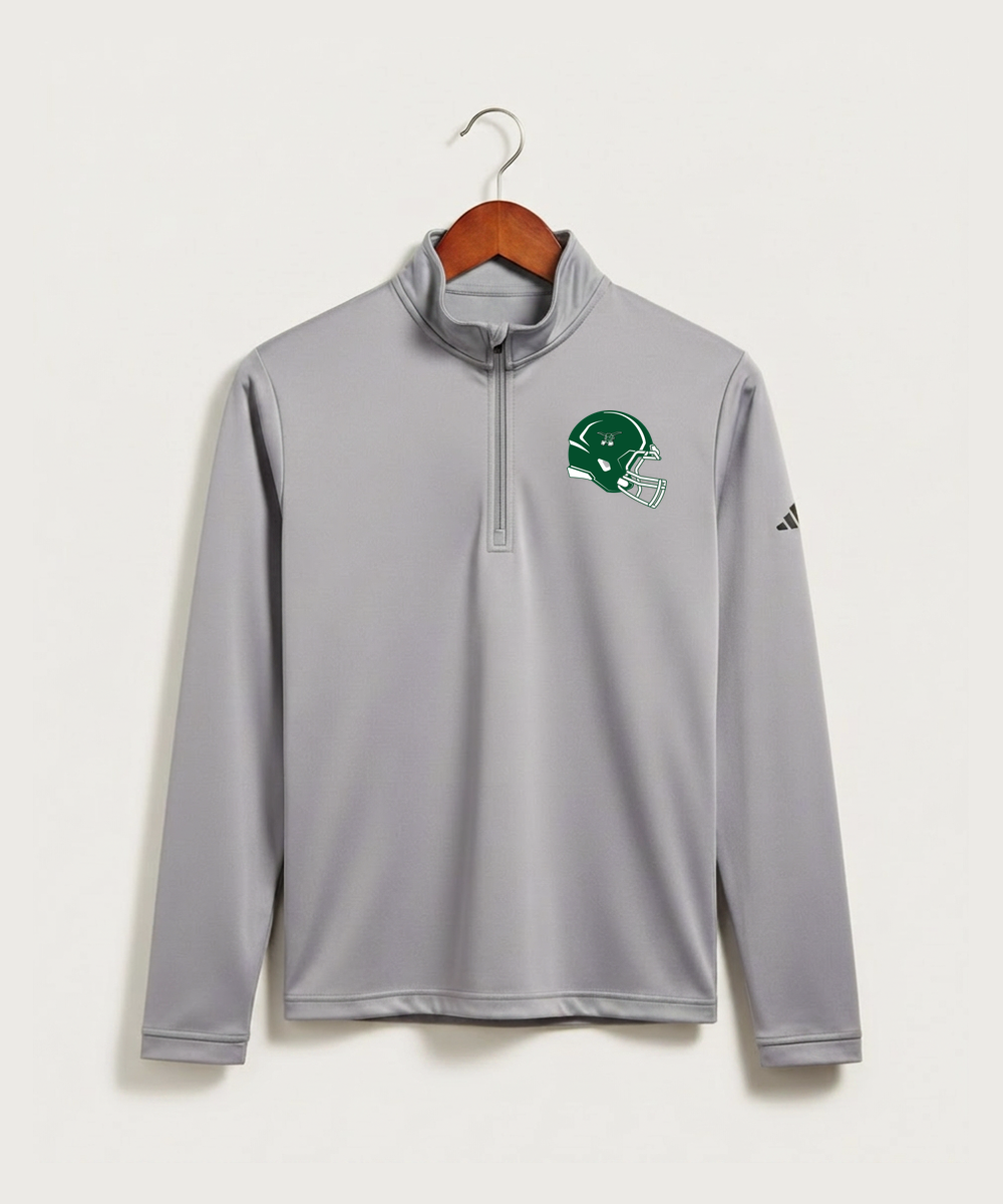 West Fargo High School Football (Boys) - Grey Three Men's Ultimate365 Lightweight Quarter-Zip Pullover