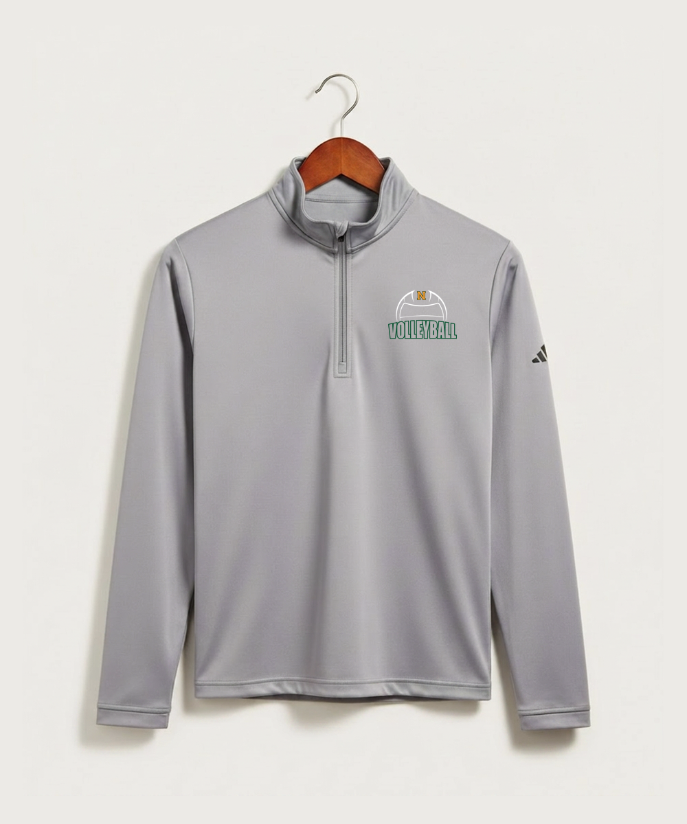 Nevis High School Volleyball (Girls) - Grey Three Men's Ultimate365 Lightweight Quarter-Zip Pullover