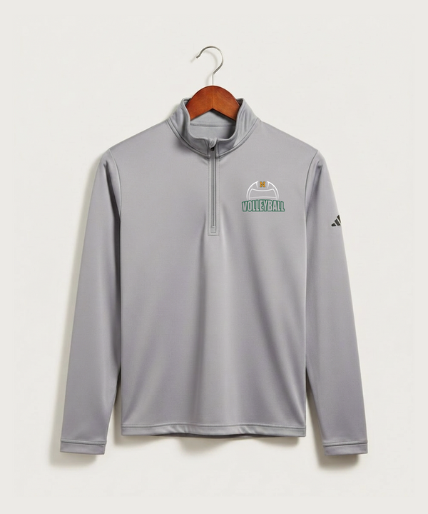 Nevis High School Volleyball (Girls) - Grey Three Men's Ultimate365 Lightweight Quarter-Zip Pullover