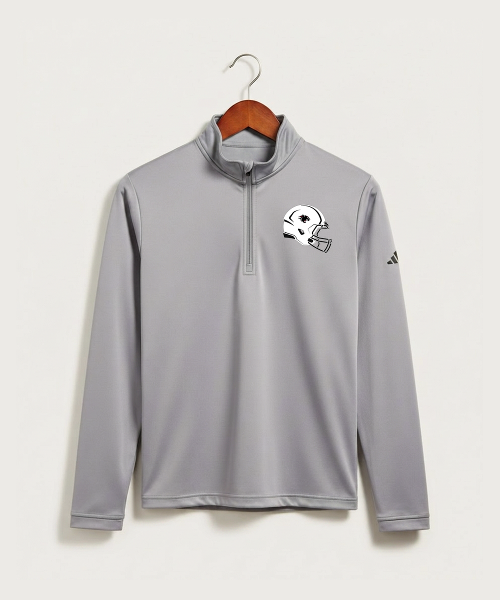 Nrheg Panthers High School Football (Boys) - Grey Three Men's Ultimate365 Lightweight Quarter-Zip Pullover