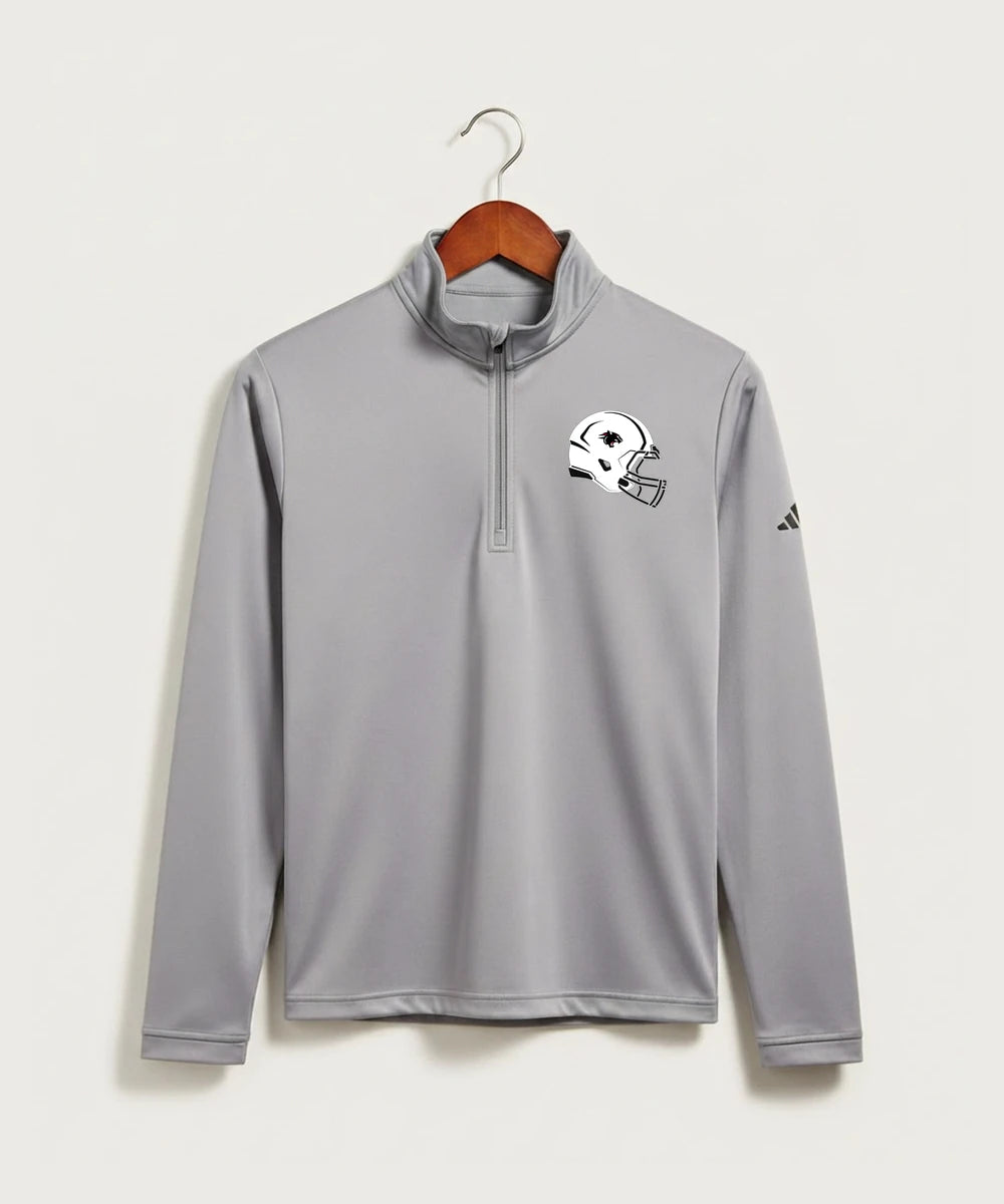 Nrheg Panthers High School Football (Boys) - Grey Three Men's Ultimate365 Lightweight Quarter-Zip Pullover