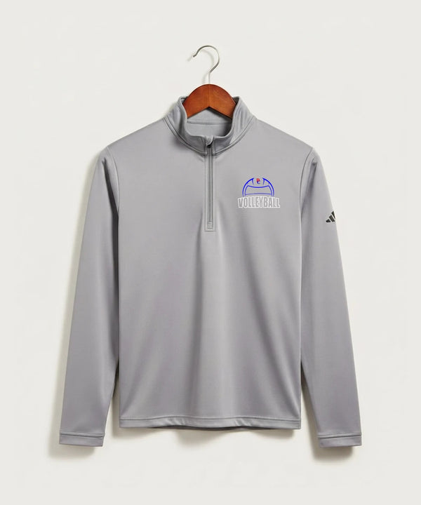 Davenport Central High School Volleyball (Girls) - Grey Three Men's Ultimate365 Lightweight Quarter-Zip Pullover