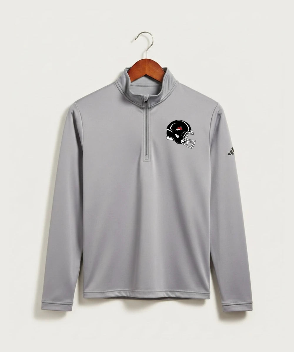 Fulton High School Football (Boys) - Grey Three Men's Ultimate365 Lightweight Quarter-Zip Pullover