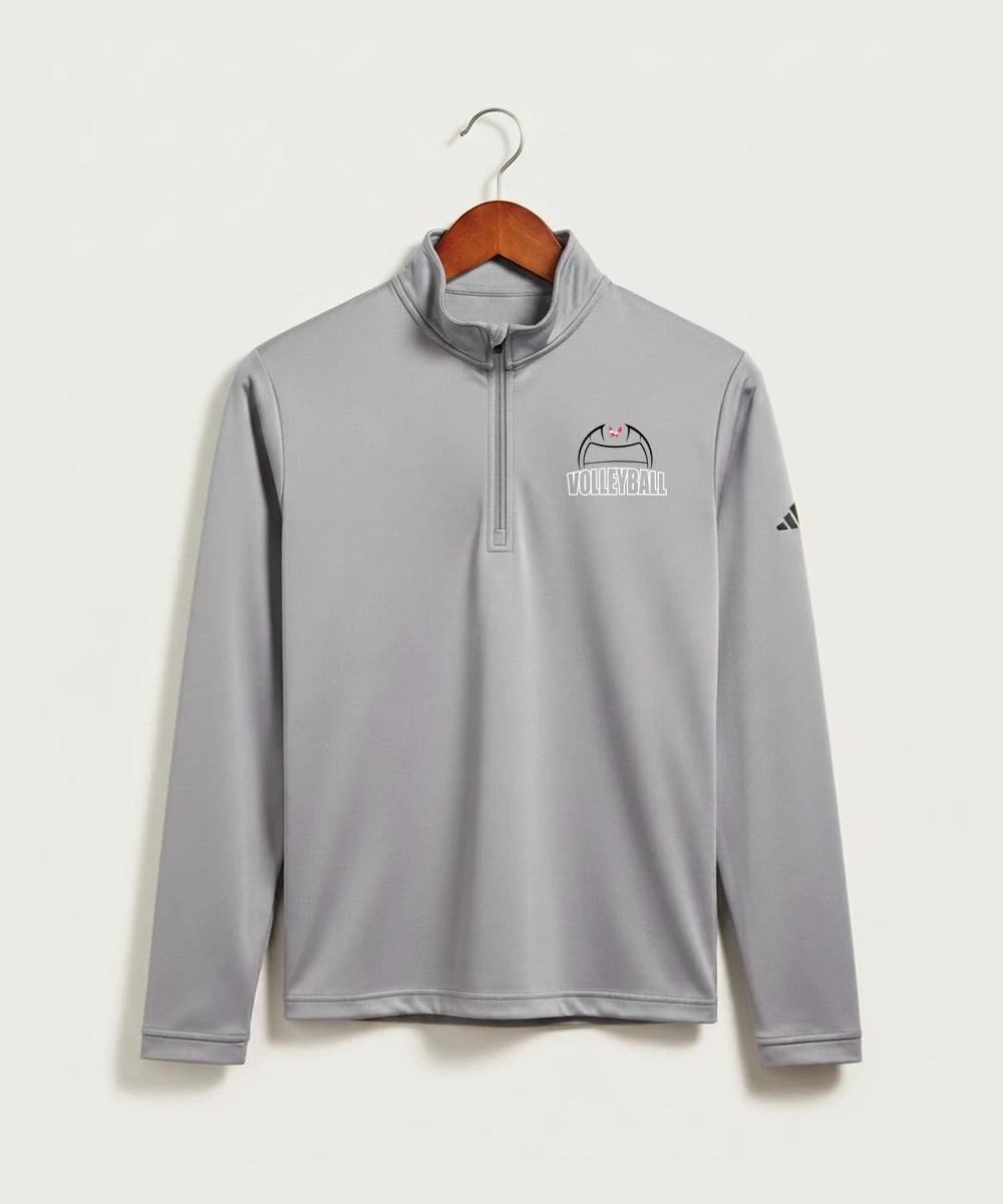 Wabasha Kellogg High School Volleyball (Girls) - Grey Three Men's Ultimate365 Lightweight Quarter-Zip Pullover