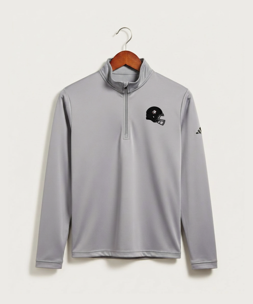 Buffalo High School Football (Boys) - Grey Three Men's Ultimate365 Lightweight Quarter-Zip Pullover