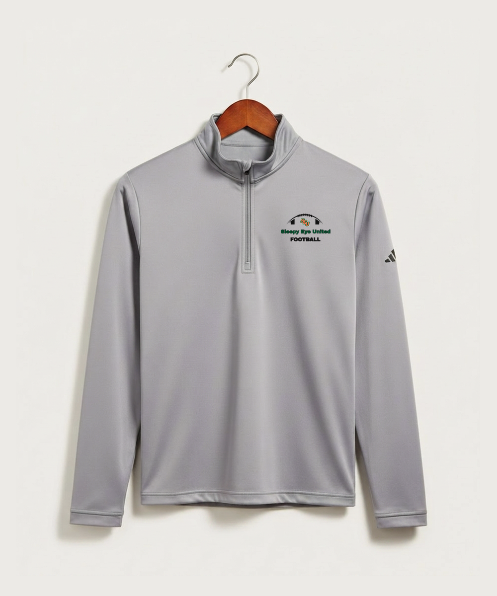 Sleepy Eye United Football (Boys) - Grey Three Men's Ultimate365 Lightweight Quarter-Zip Pullover