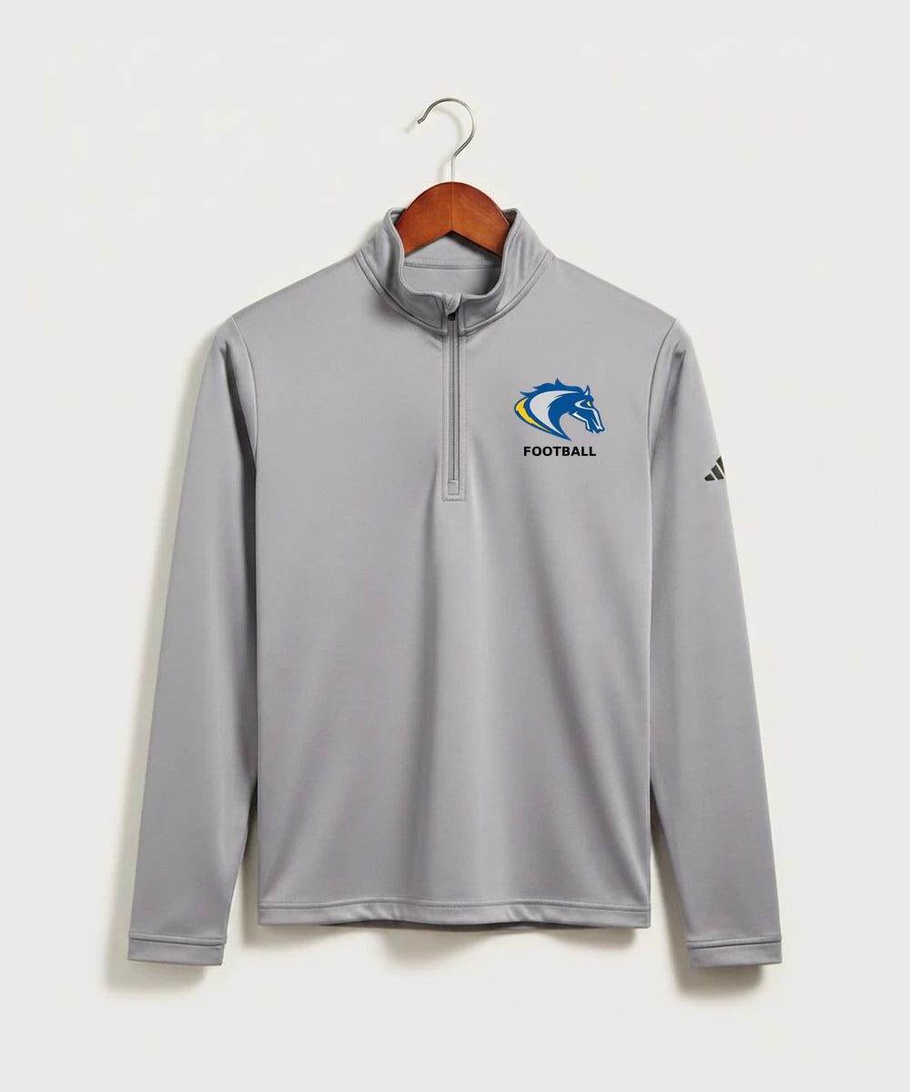 Riverside High School Football general - Grey Three Men's Ultimate365 Lightweight Quarter-Zip Pullover